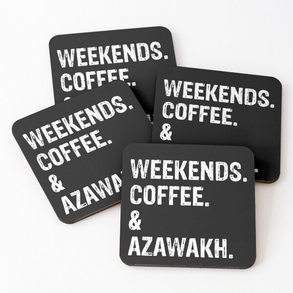 Item preview, Weekends Coffee and Azawakh designed and sold by Guarddogdrive.