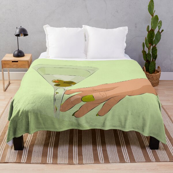 Item preview, a woman's hand with green nails reaches for a martini glass designed and sold by Kotoapparat.