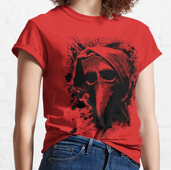 The Plague Doctor in Black Classic T-Shirt
