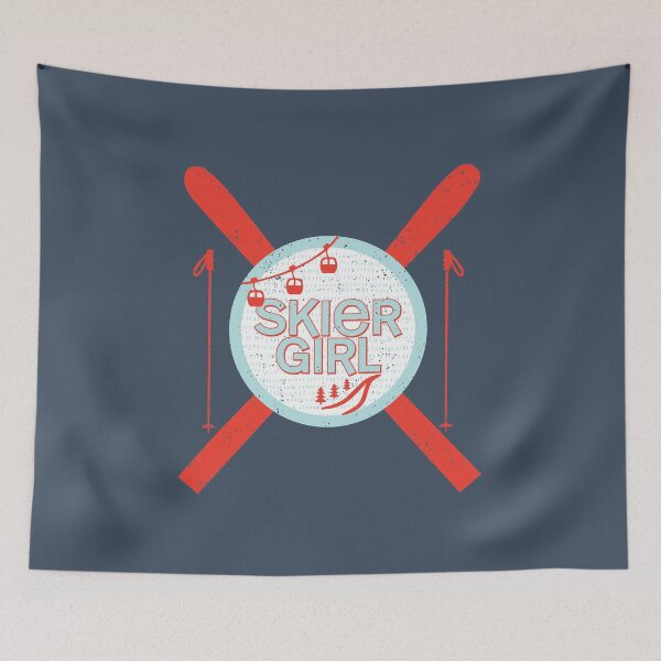 Item preview, Downhill Skier Girl  designed and sold by SharksOnShore.