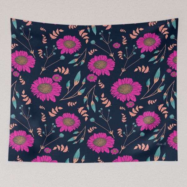 Item preview, Bright flowers designed and sold by AlineOAtelier.