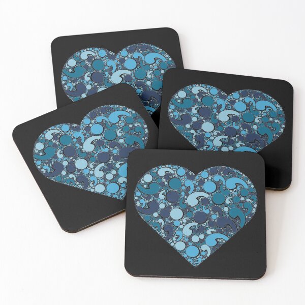 Item preview, Semicolon Blue Heart - Mental Health Matters designed and sold by pjmorley.