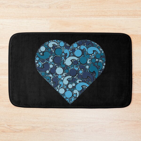 Item preview, Semicolon Blue Heart - Mental Health Matters designed and sold by pjmorley.