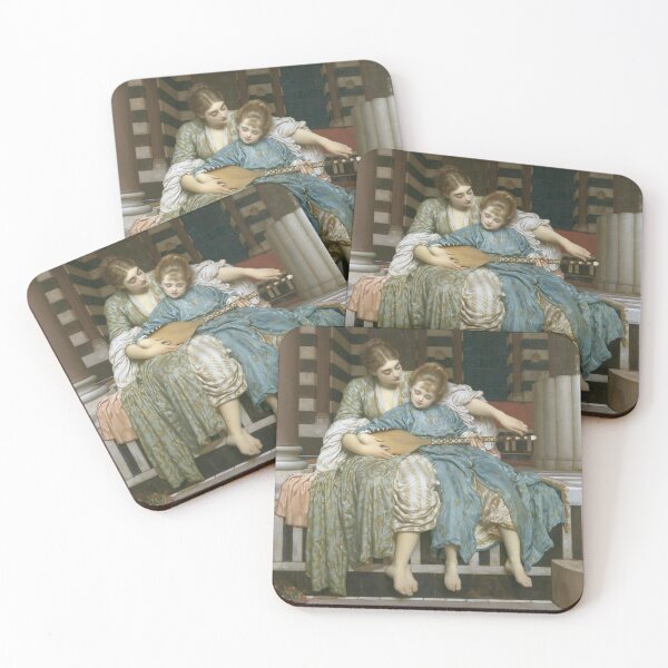 Item preview, Music Lesson by Frederic Leighton - Vintage Art designed and sold by RickE.