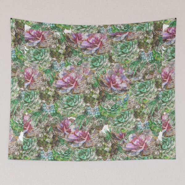 Item preview,  Succulent plant heart with aloe, watercolor effect, a good gift for plant lovers designed and sold by Collagedream.