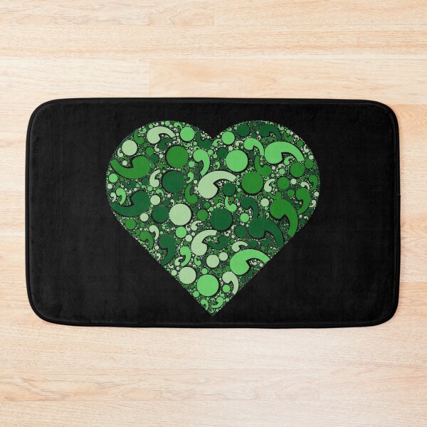 Item preview, Semicolon Green Heart - Mental Health Matters designed and sold by pjmorley.