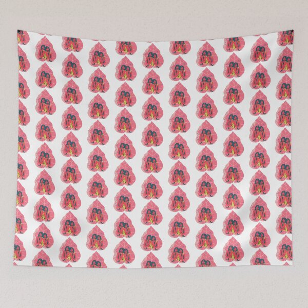 Item preview, Gemini twins pink astrological sign designed and sold by Manoroma.