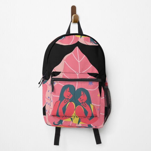 Item preview, Gemini twins pink astrological sign designed and sold by Manoroma.