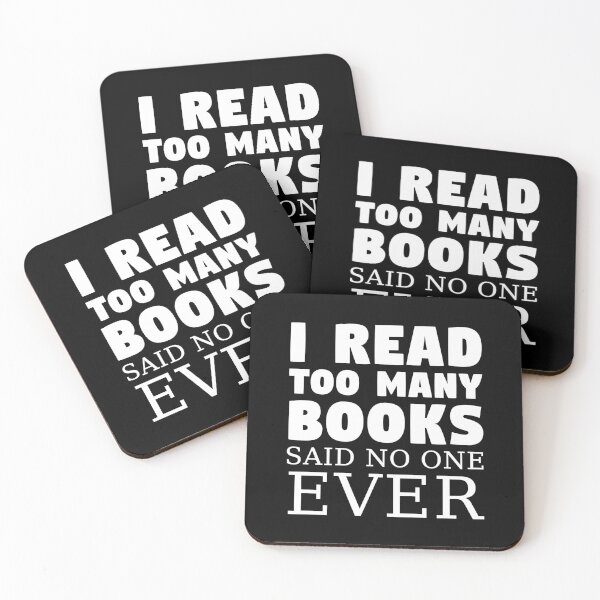 Item preview, Too Many Books Funny Book Lover Bookworm Reading Quote designed and sold by sillyquestions.
