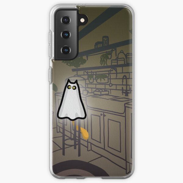 GHOST CAT Samsung Galaxy Soft Case