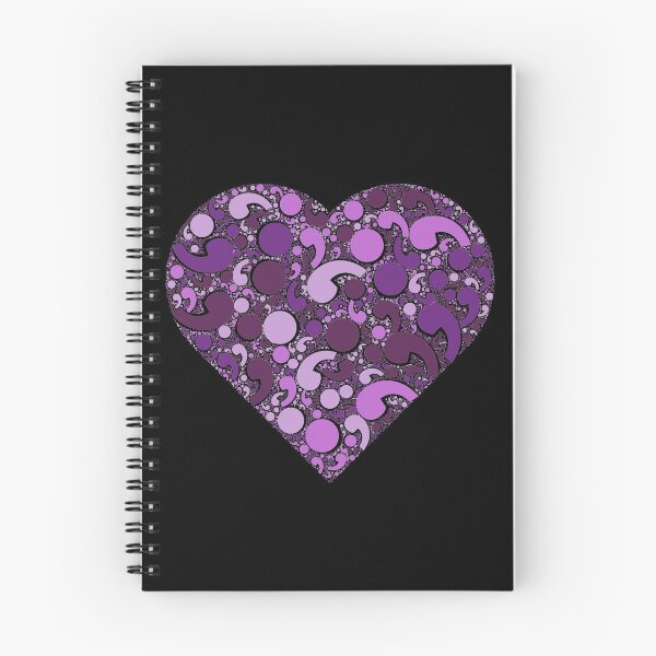 Item preview, Semicolon Lilac Heart - Mental Health Matters designed and sold by pjmorley.