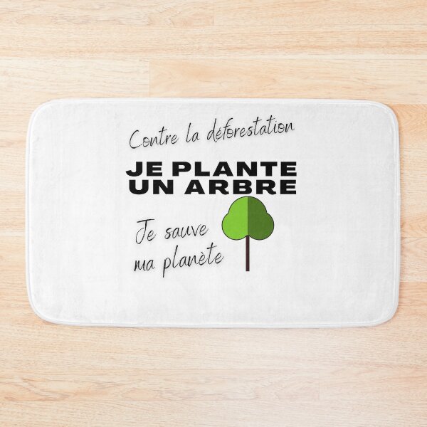 Item preview, Against deforestation, I plant a tree, I save my planet designed and sold by mgconseils.