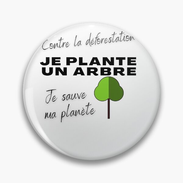 Item preview, Against deforestation, I plant a tree, I save my planet designed and sold by mgconseils.