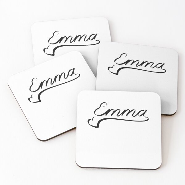 Item preview, EMMA NAME HEART LINE ART | Baby love unique proposal designed and sold by yourtravelguide.