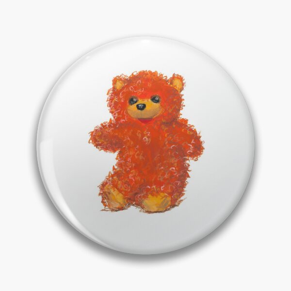 Item preview, oso de peluche naranja, dibujo lindo brillante designed and sold by panyulia21.