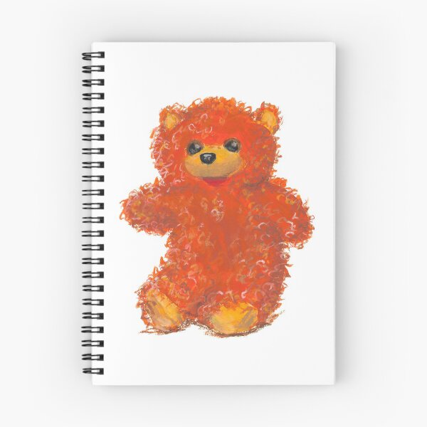 Item preview, oso de peluche naranja, dibujo lindo brillante designed and sold by panyulia21.