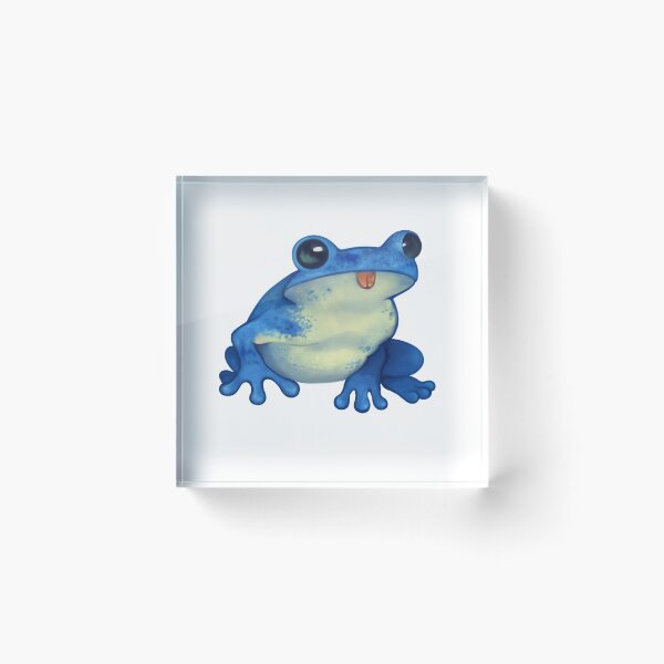 Item preview, Blue Froggy Friend (No Background) designed and sold by berrinoodle.