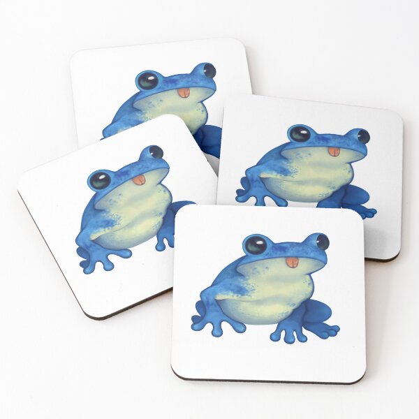 Item preview, Blue Froggy Friend (No Background) designed and sold by berrinoodle.