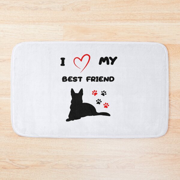 Item preview, I Love My Best Firend German Shepherd | Pet Gift | German Shepherd | Dog Lover | Shepherd Dog  designed and sold by niceb00y.