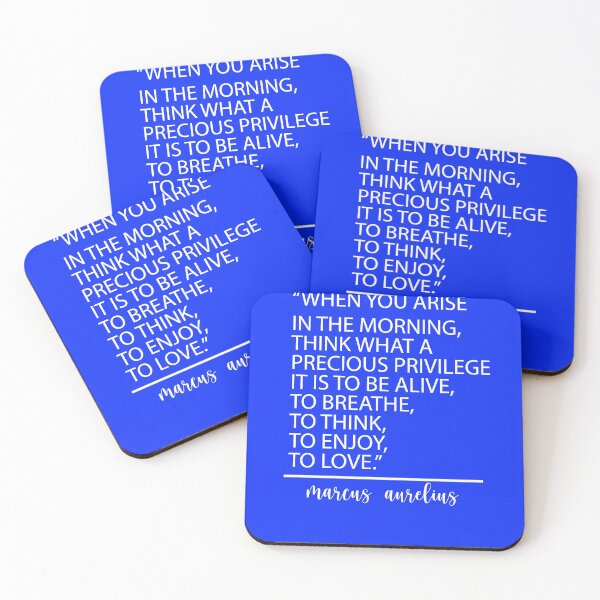 Item preview, Stoic Philosophy Quote Marcus Aurelius What A Precious Privilege It Is To Be Alive designed and sold by Ilyas912.