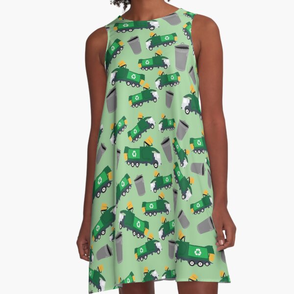 Item preview, Recycling Garbage Truck Pattern designed and sold by idovedesign.