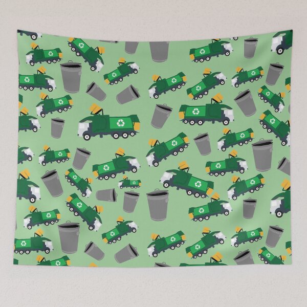 Item preview, Recycling Garbage Truck Pattern designed and sold by idovedesign.