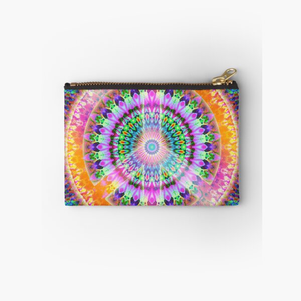 Item preview, Flower Power Psychedelic PEACE MANDALA multicolored designed and sold by EDDArt.