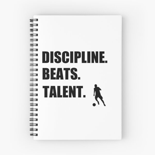 Item preview, Discipline beats talent Football / Soccer T shirt designed and sold by katastrophicus.