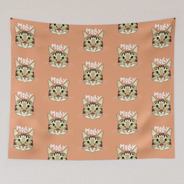 Item preview, Molly Cat Portrait designed and sold by SotoDesigns.