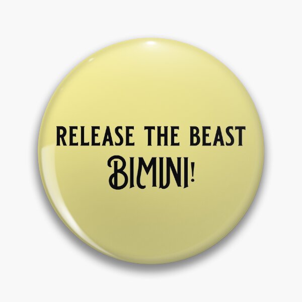 Item preview, Bimini Bon-Boulash Release the Beast! (Black Text) designed and sold by thePeachPit.