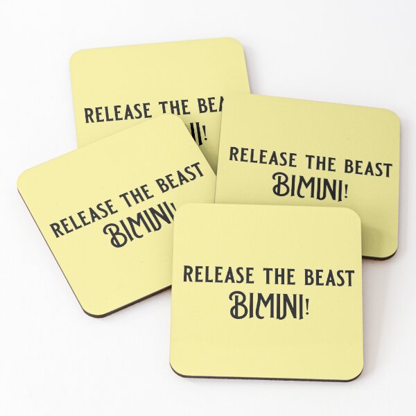 Item preview, Bimini Bon-Boulash Release the Beast! (Black Text) designed and sold by thePeachPit.