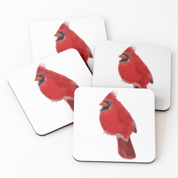 Item preview, Cardinals Damask - White designed and sold by HB Loves Crafts.
