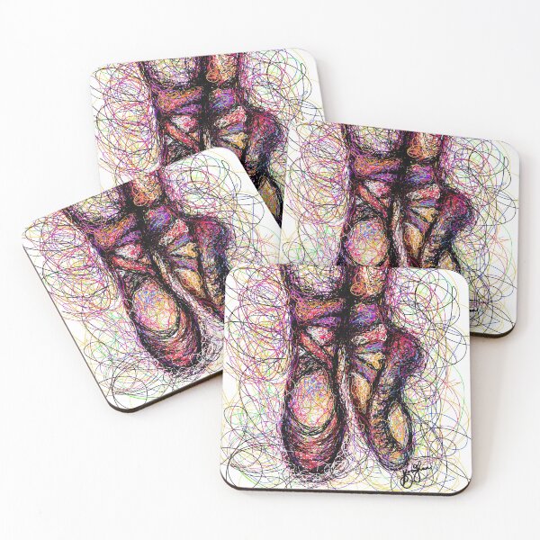 Item preview, Abstract ballerina shoes designed and sold by ArtbyBroghan.