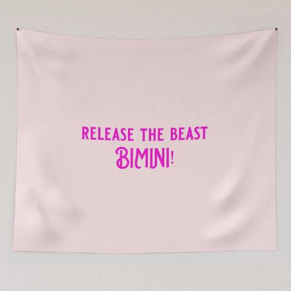 Item preview, Bimini Bon-Boulash Release the Beast! (Hot Pink Text) designed and sold by thePeachPit.