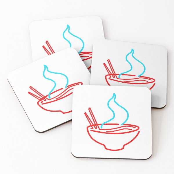 Item preview, Spicy Ramen Noodles Neon (Medium Graphic on White) designed and sold by Casa de Garcia.