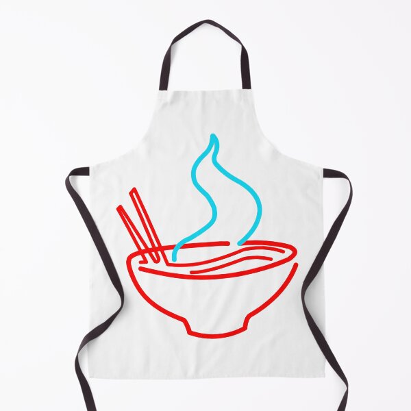 Item preview, Spicy Ramen Noodles Neon (Medium Graphic on White) designed and sold by Casa de Garcia.