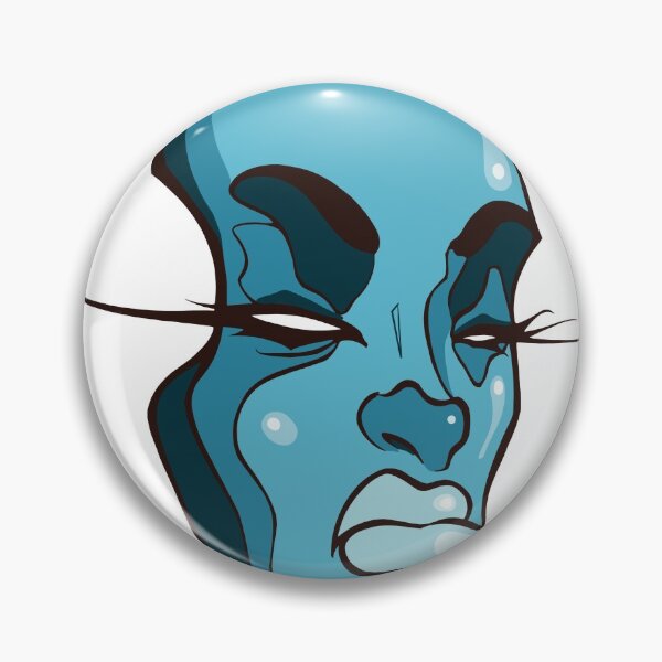 Item preview, Demon Mask right designed and sold by LeonLambyArt.