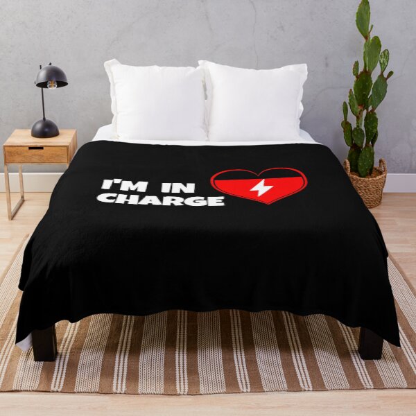 Item preview, I'm in Charge Funny Charging Heart designed and sold by joseartgel.