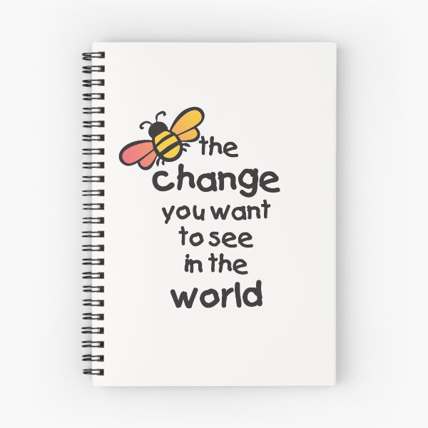 Item preview, Copy of BE THE CHANGE YOU WANT IN THE WORLD MOTIVATIONAL INSPING QUOTE designed and sold by Adhiambo.
