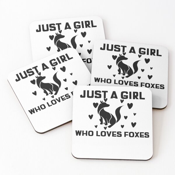 Item preview, JUST A GIRL WHO LOVES FOXES designed and sold by  Any Mood Designs.