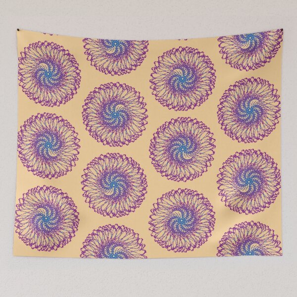 Item preview, Circular Pattern Abstract Flowers Art designed and sold by OmmeDesigns.