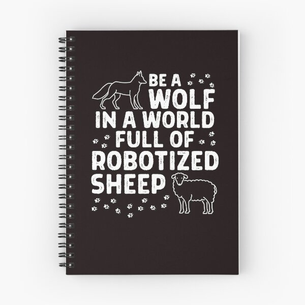 Item preview, Be a Wolf in a World Full of Robotized Sheep designed and sold by The Masked Designer.