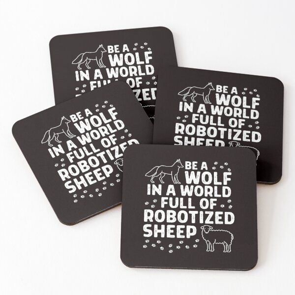 Item preview, Be a Wolf in a World Full of Robotized Sheep designed and sold by The Masked Designer.