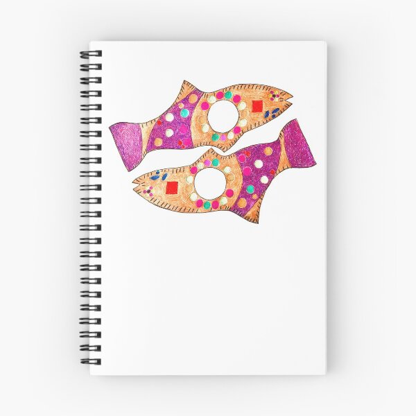 Item preview, Dibujo de pez decorado doble designed and sold by Rebekah Walker.