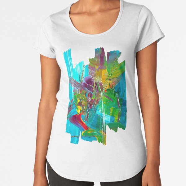 Le marchand d eventails T-shirt premium échancré