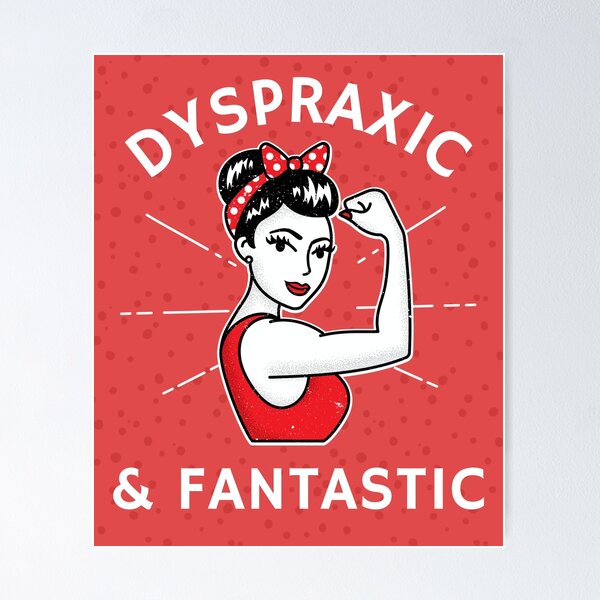 Item preview, Dyspraxic and Fantastic - dyspraxia empowerment designed and sold by bokucakes.
