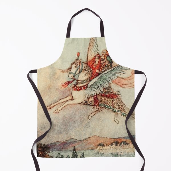 Item preview, The flying horse vintage illustration - Warwick Goble designed and sold by Vintage Designs +.
