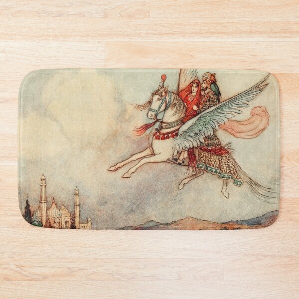 Artikelvorschau, The flying horse vintage illustration - Warwick Goble entworfen und verkauft von Vintage Designs +.