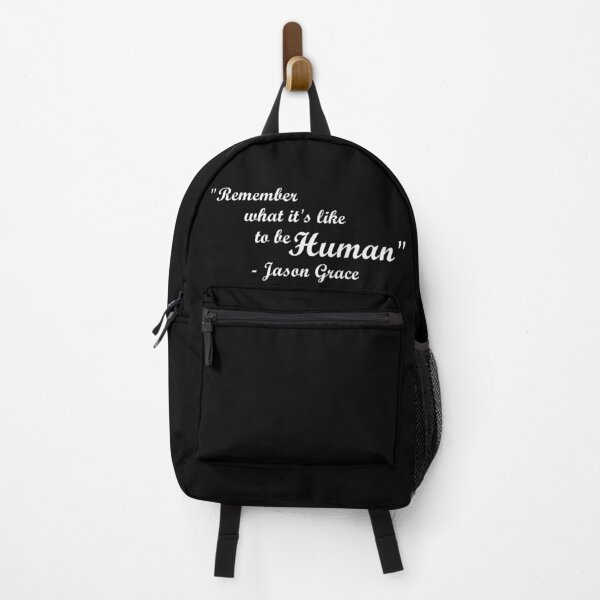 Item preview, "Remember what it's like to be human"- Jason Grace designed and sold by Friend of Frogs.