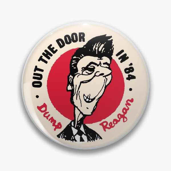 Item preview, Vintage Anti Ronald Reagan 1984 designed and sold by NationalVintage.